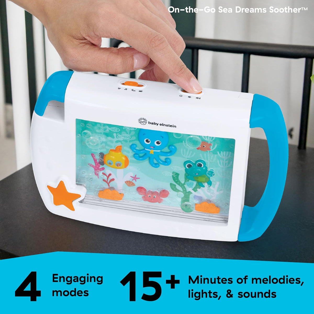 Baby Einstein Sea Dreams Soother Set, Crib and Handheld Sound Machines - view 6