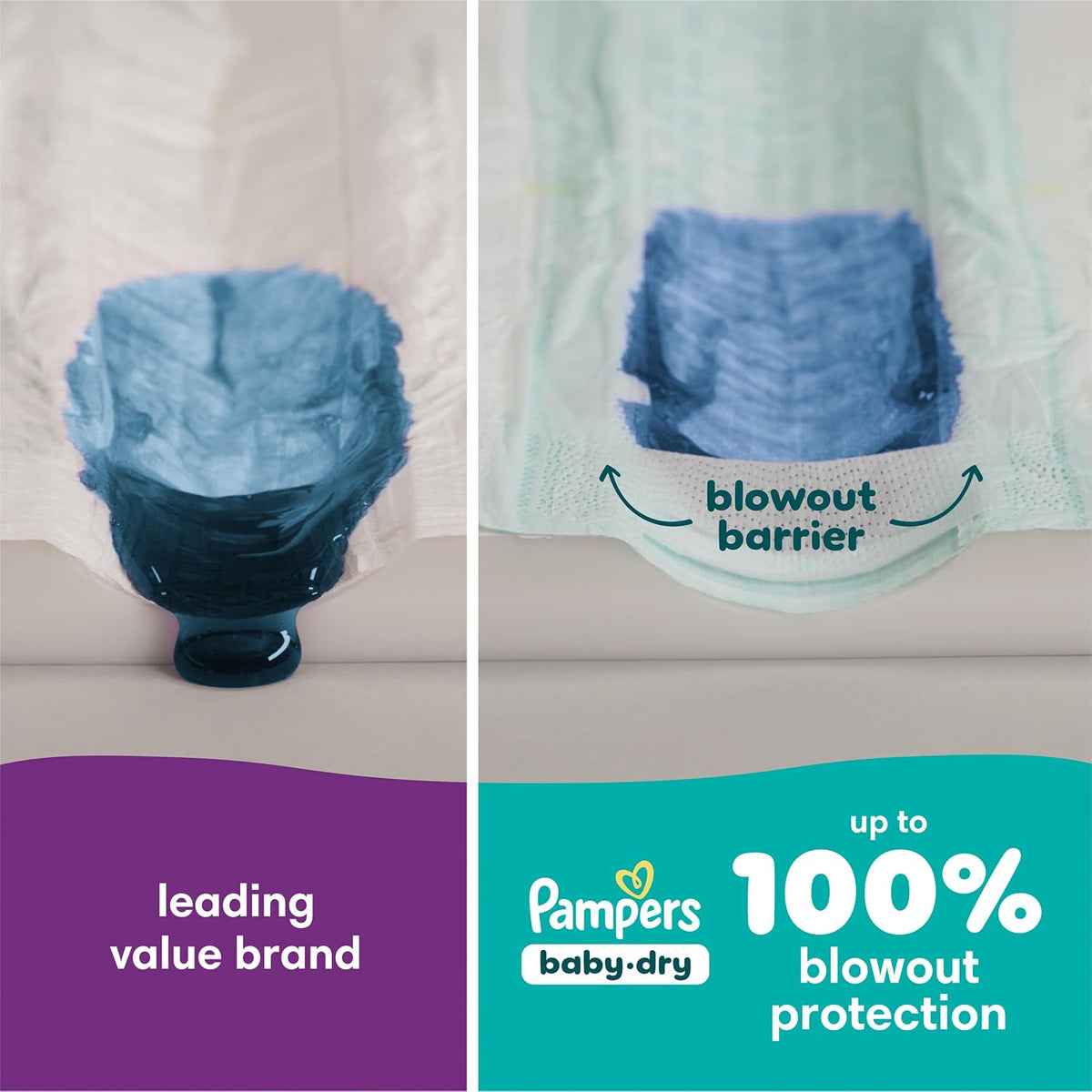Pampers Baby Dry Ultra Cushiony Nappies, Size 7 (26-50 lbs), 108 Count - view 5
