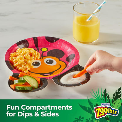 Hefty Zoo Pals Kids Paper Plates, 7.75 Inch, 20 Count - view 6