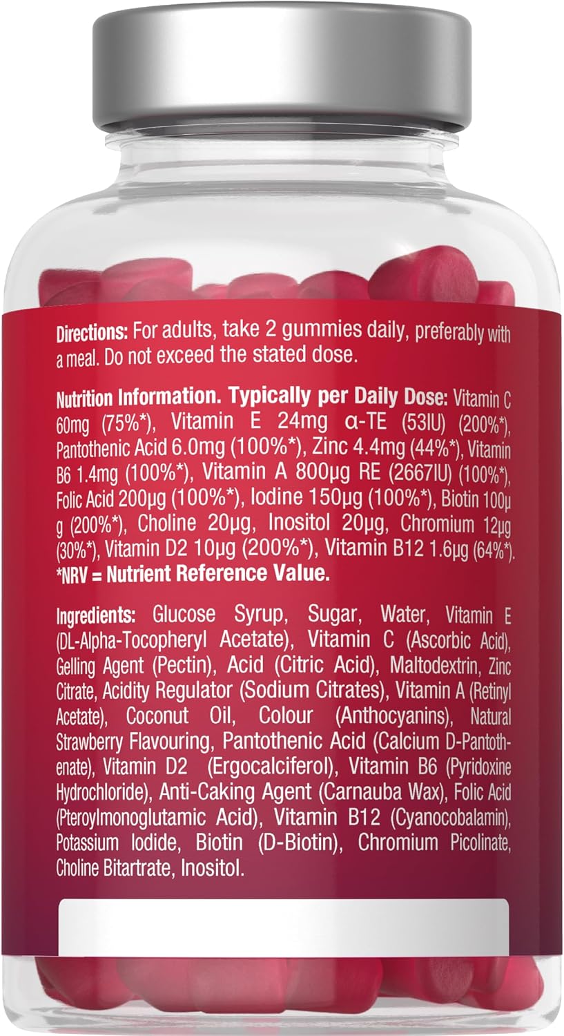 Horbaach Adult Multivitamin Gummies, Strawberry Flavour, 120 Count - view 4