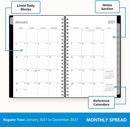 Blue Sky 2027 Weekly and Monthly Planner, 5 x 8 in, Enterprise - view 4