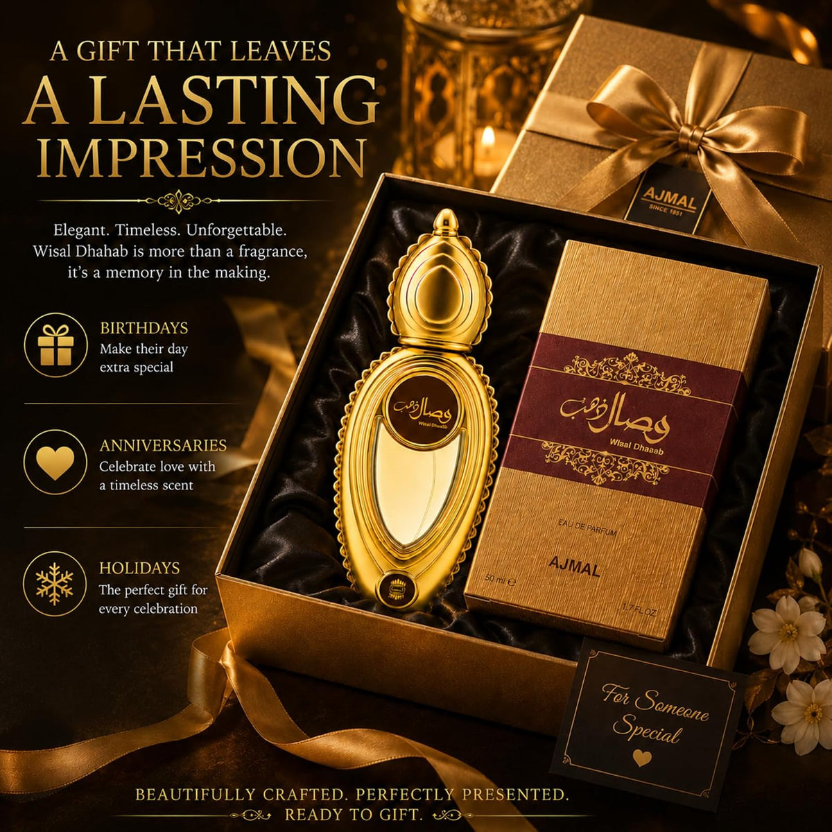 Ajmal Wisal Dhahab Eau de Parfum, Unisex, 50 ml - view 6
