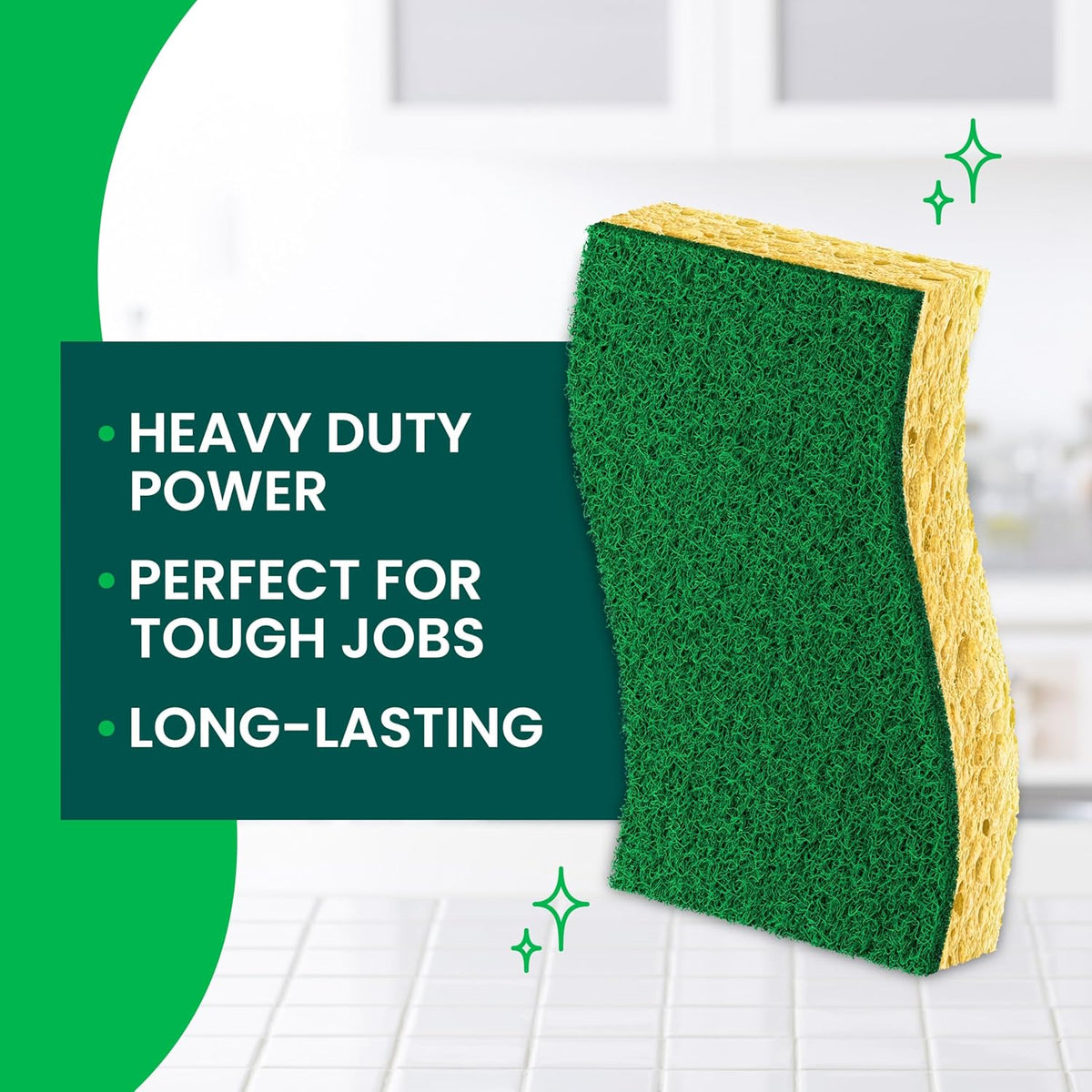 Scotch-Brite Heavy Duty Scrub Sponges, 6 Pack - view 2