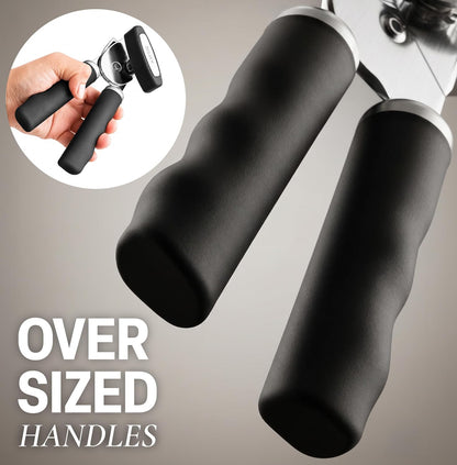 Zulay Kitchen Manual Can Opener, Stainless Steel, Black - view 3