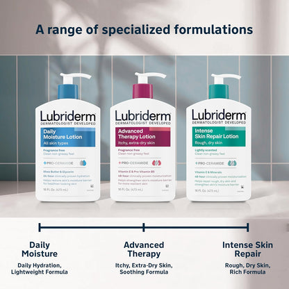 Lubriderm Daily Moisture Hydrating Body Lotion Fragrance Free 16 fl oz - view 5