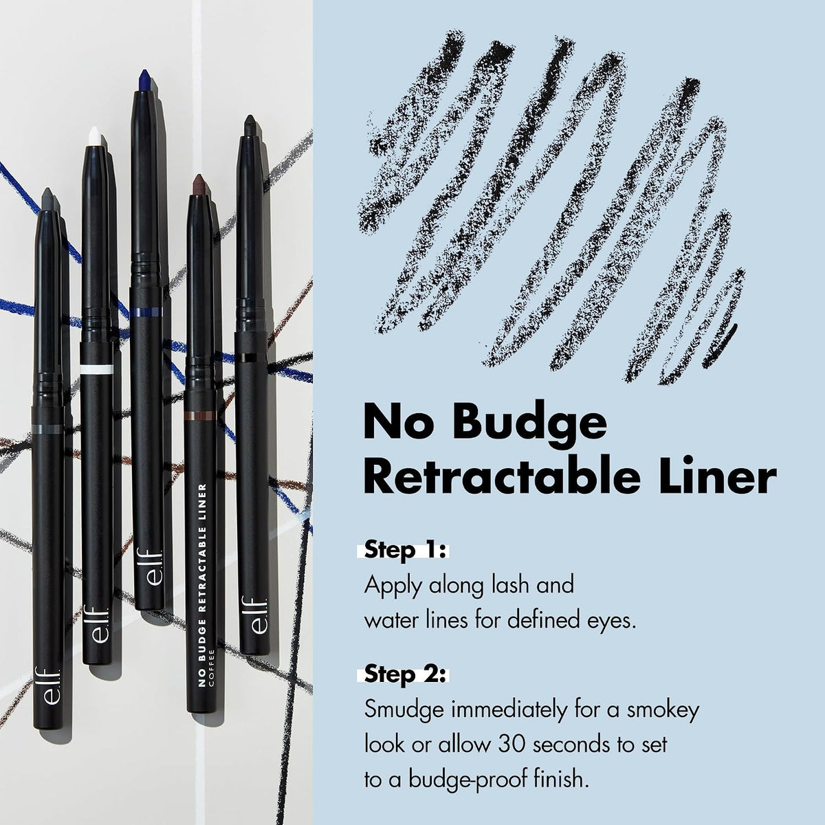 e.l.f. No Budge Retractable Eyeliner - Coffee 0.18 g - view 3