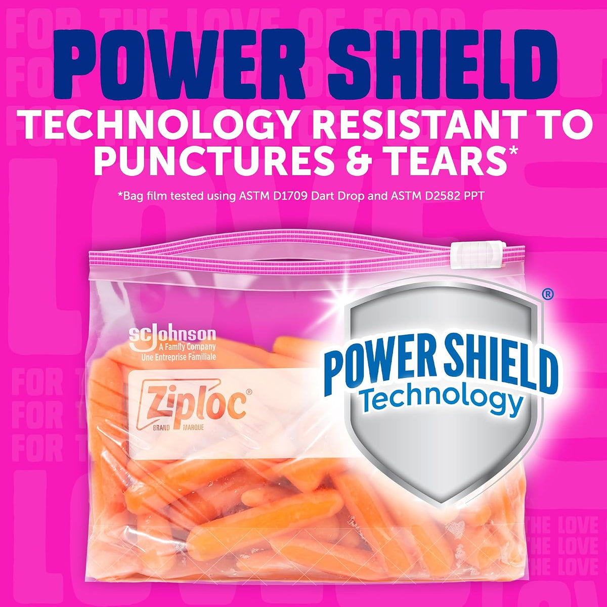 Ziploc Quart Food Storage Slider Bags, 42 Count — alternate product view