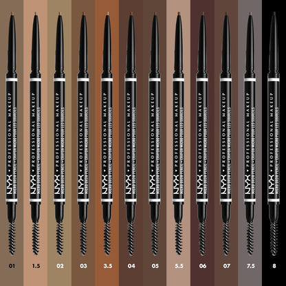 NYX Professional Makeup Micro Brow Pencil, Ash Brown - view 5