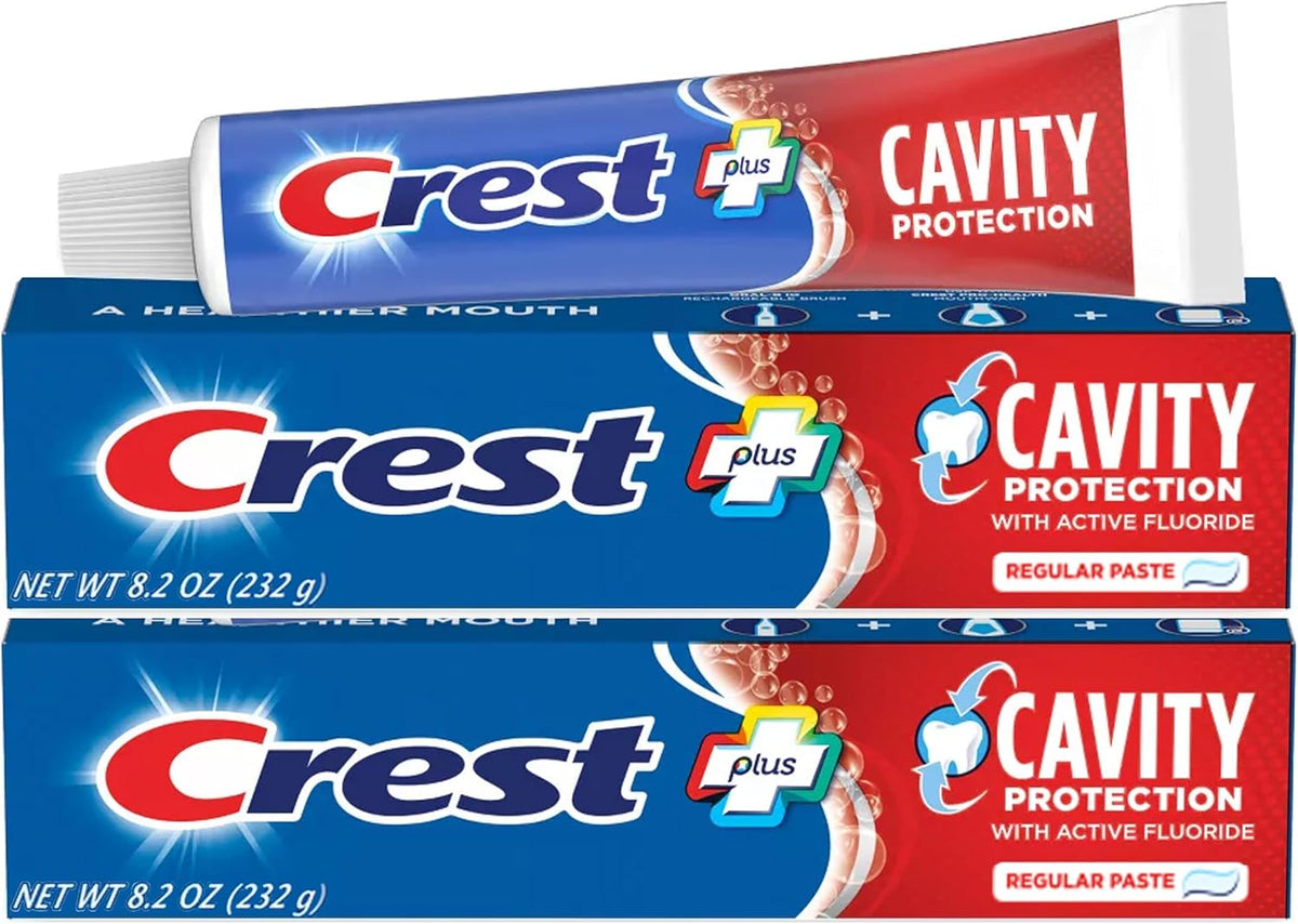 Crest Cavity Protection Regular Toothpaste 232 g (8.2 oz), Pack of 2 — product view
