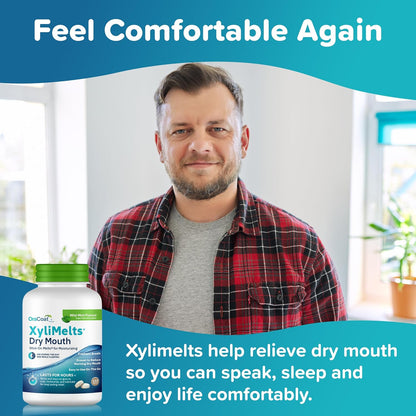 XyliMelts Dry Mouth Relief Discs, Mild Mint, 110 Count - view 5