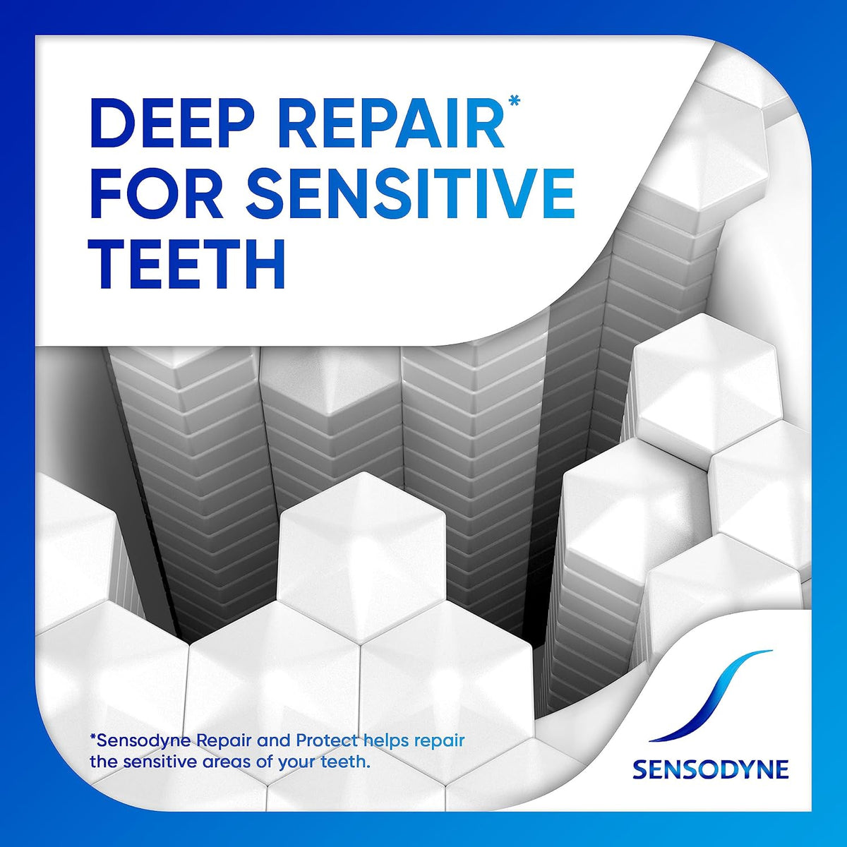 Sensodyne Repair and Protect Whitening Toothpaste, 3.4 oz, Pack of 2 - view 5
