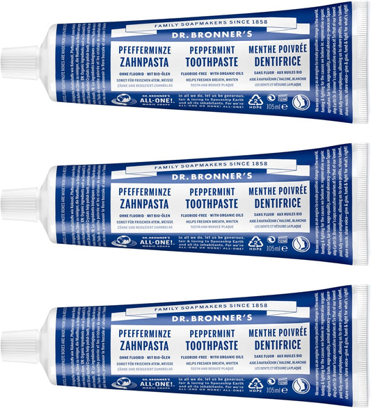 Dr. Bronner's All One Peppermint Toothpaste 105 ml
