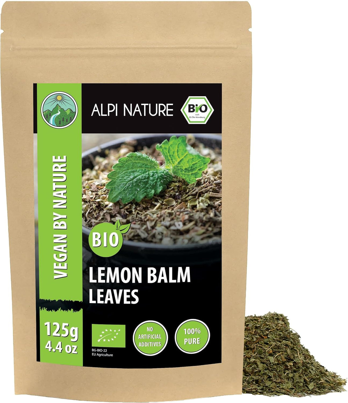 Alpi Nature Organic Lemon Balm Tea 125 g — product view