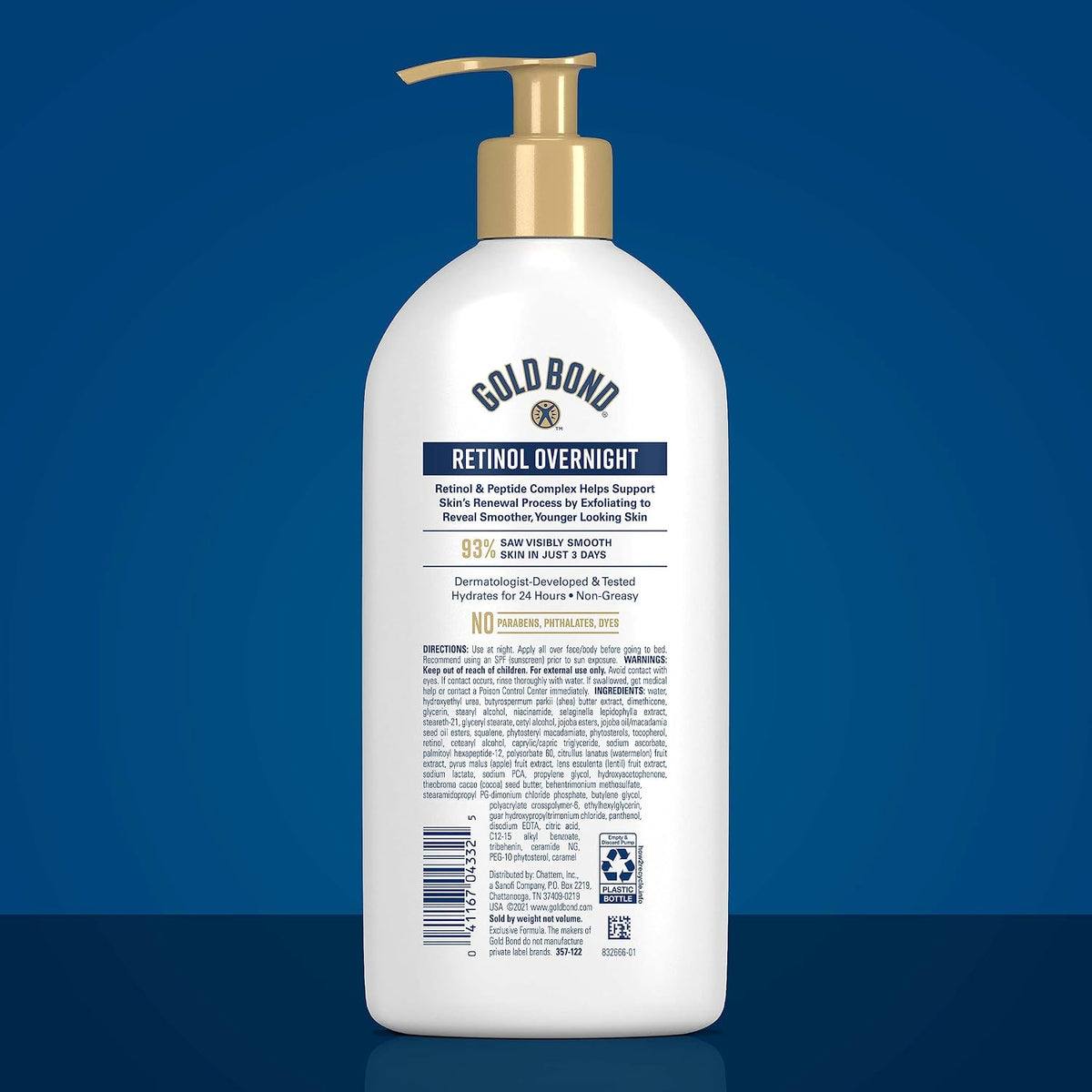 Gold Bond Age Renew Retinol Overnight Body & Face Lotion 13 oz - view 2