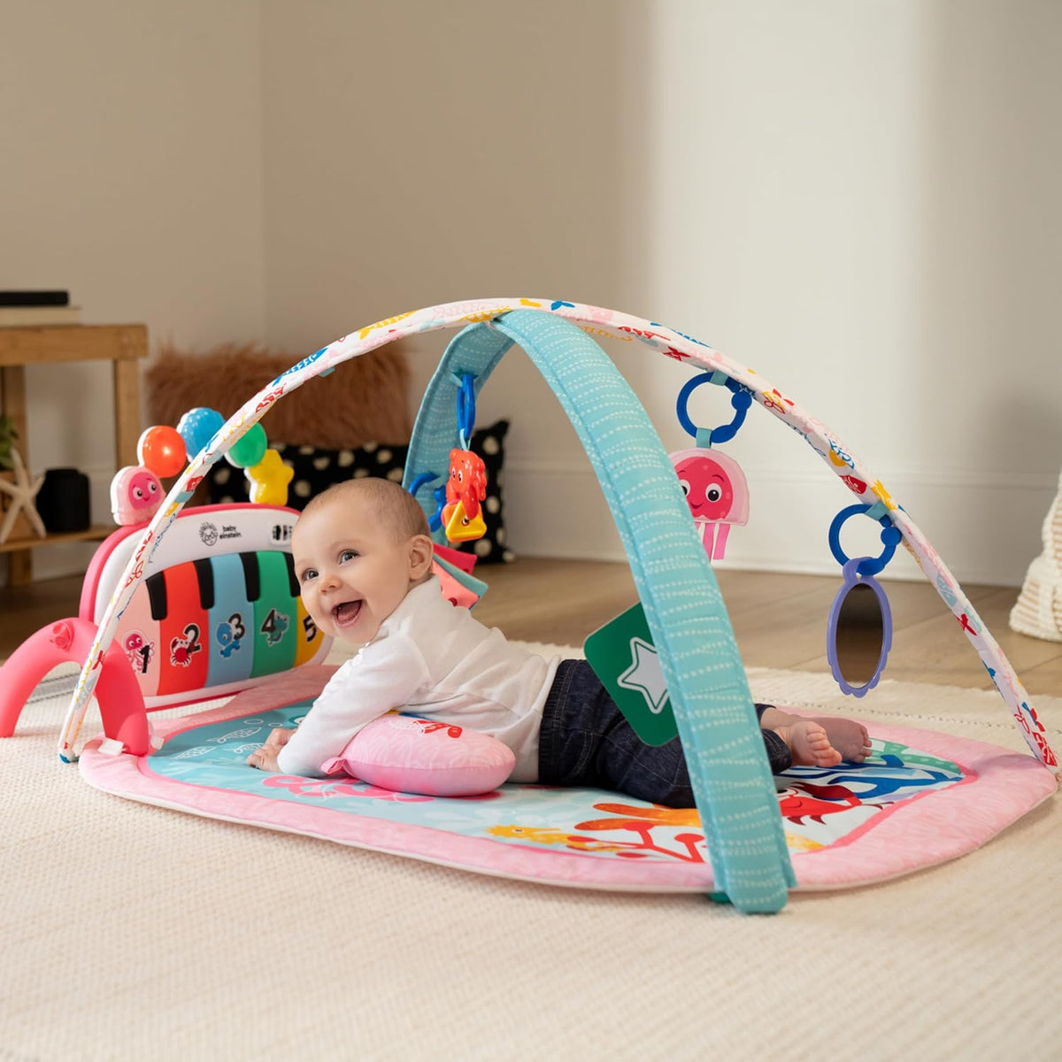 Baby Einstein Ocean Explorers 4-in-1 Kickin' Tunes Play Gym, Pink - view 2