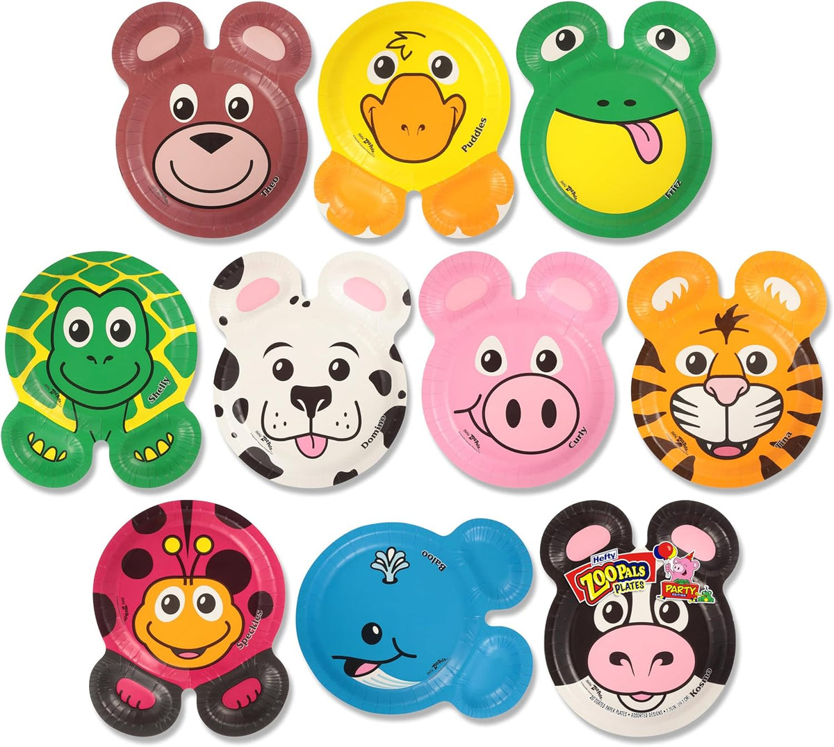 Hefty Zoo Pals Kids Paper Plates, 7.75 Inch, 20 Count — product view