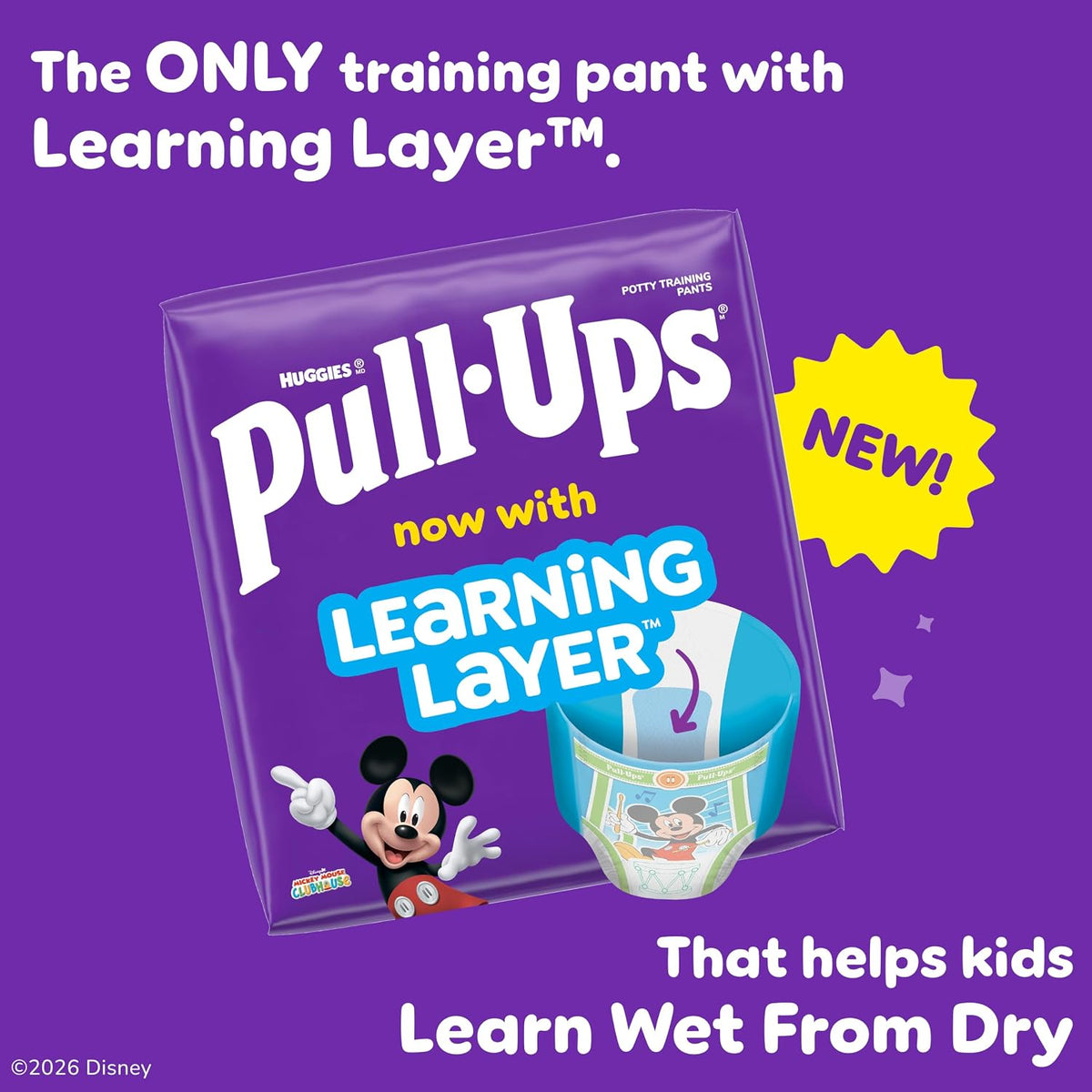 Pull-Ups Boys' Potty Training Pants Size 3T-4T, 20 Count — alternate product view