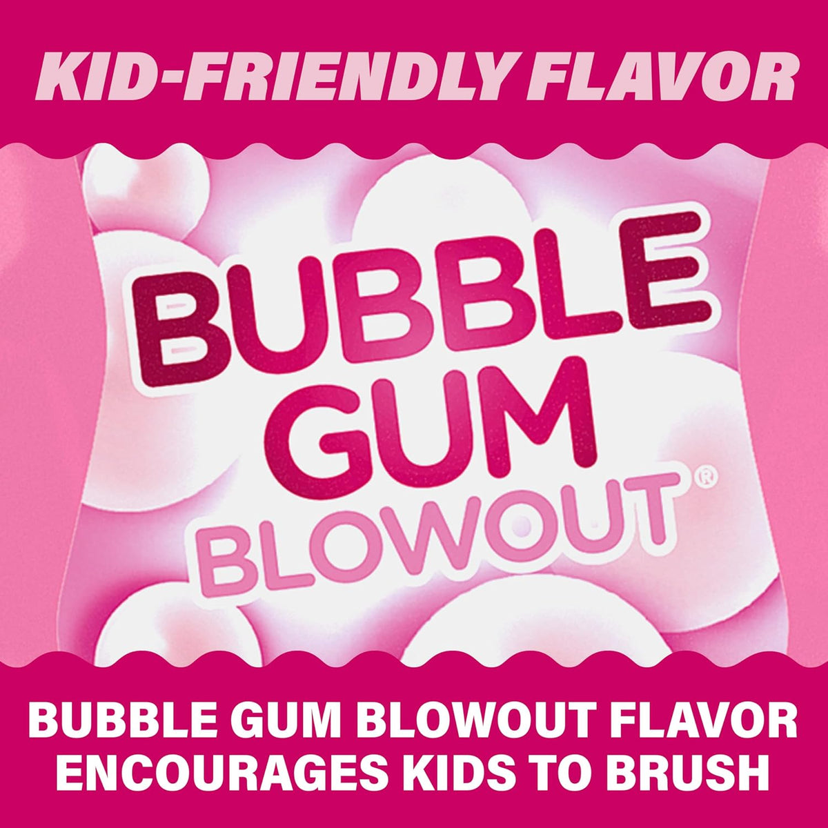 ACT Kids Anticavity Fluoride Toothpaste, Bubble Gum Blowout 4.6 oz - view 4