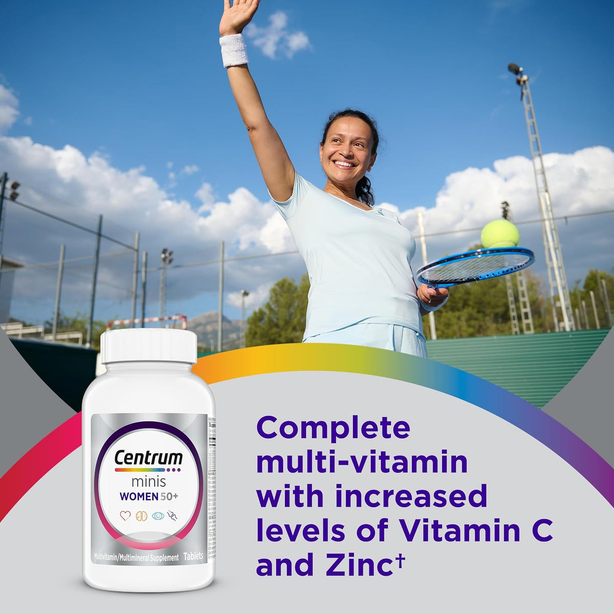 Centrum Minis Silver Women's Multivitamin, Women 50 and Over, 280 Tablets — alternate product view