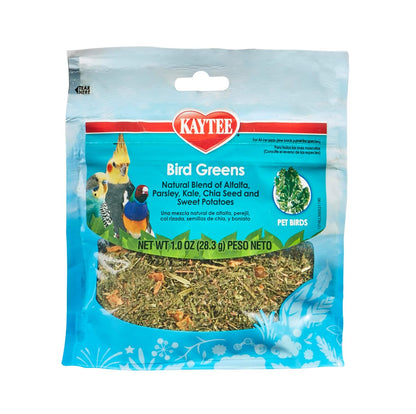 Kaytee Bird Greens Chia and Sweet Potato Foraging Treat, 1 oz
