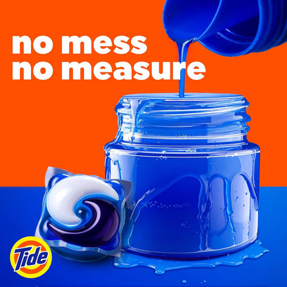 Tide PODS Liquid Detergent Pacs, Spring Meadow, 42 Count - view 4