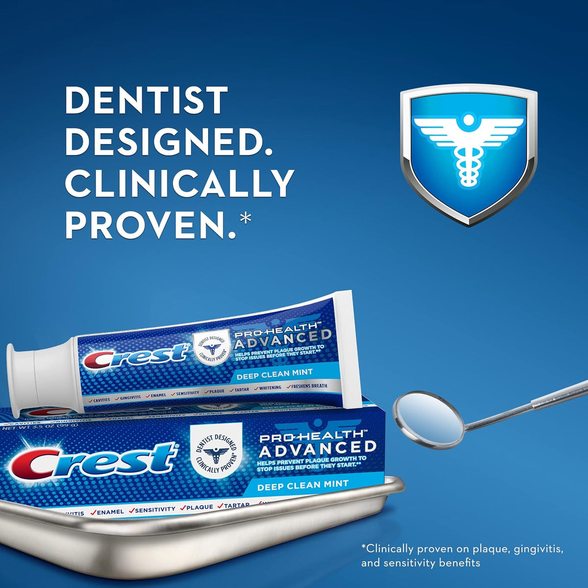 Crest Pro-Health Advanced Deep Clean Toothpaste, Mint, 5.1 oz, Pack of 3 - view 6