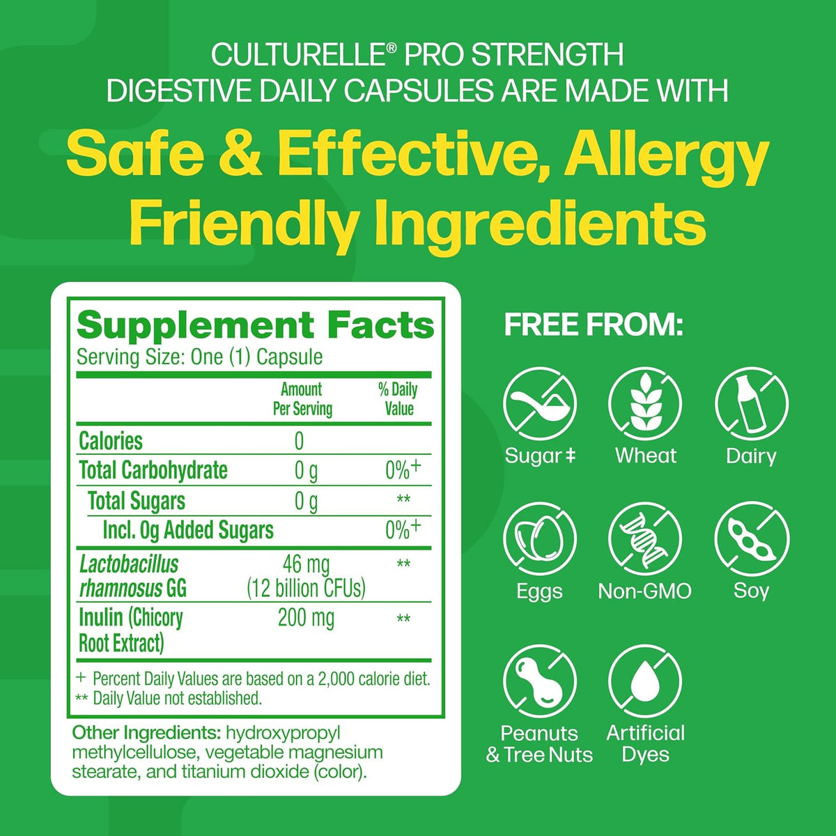Culturelle Pro Strength Daily Probiotic, 12B CFU, 60 Capsules - view 2