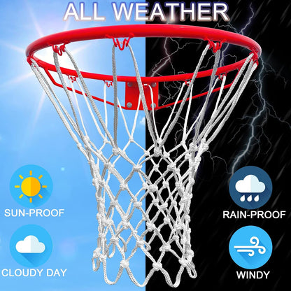LAO XUE Heavy Duty Basketball Net, 12 Loops, Outdoor Replacement - view 4