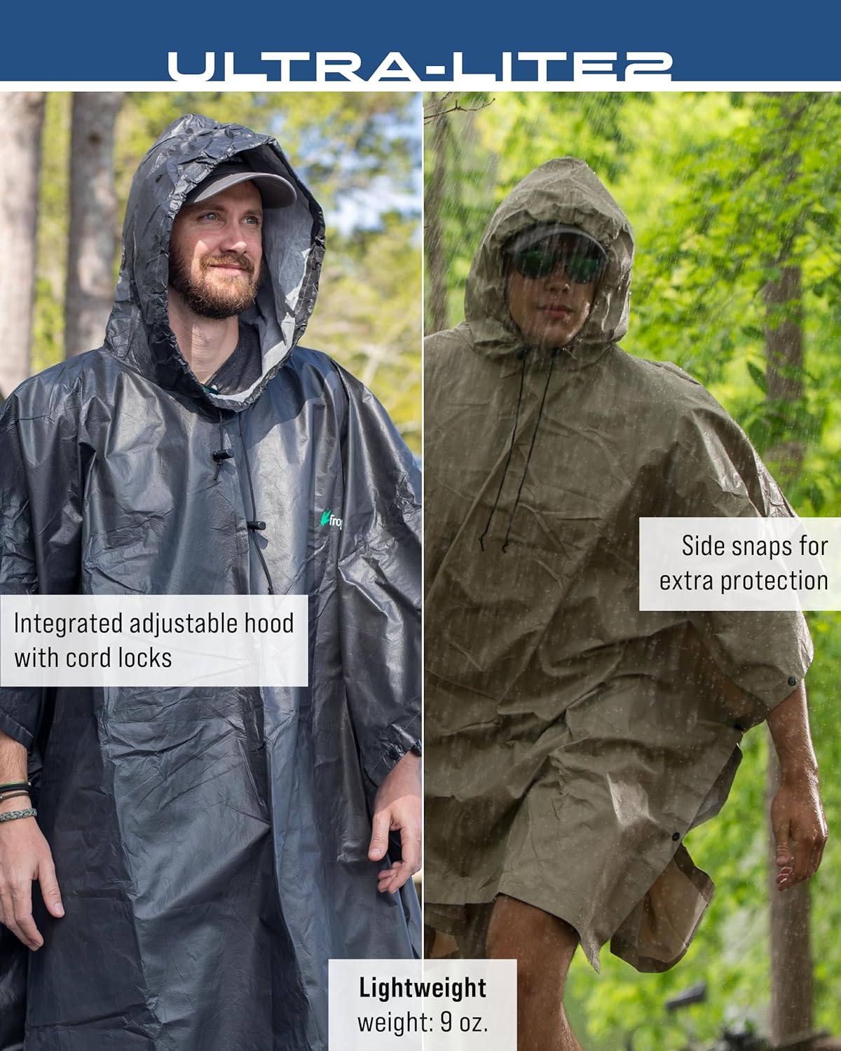 FROGG TOGGS Ultra-Lite2 Reusable Waterproof Breathable Poncho - view 5
