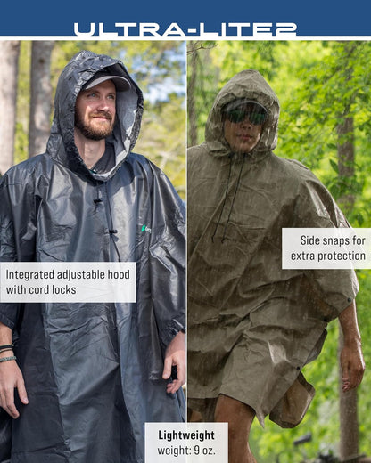 FROGG TOGGS Ultra-Lite2 Reusable Waterproof Breathable Poncho - view 5