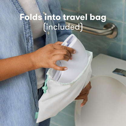 Frida Fold-and-Go Portable Potty Seat for Toilets, with Travel Bag - view 6