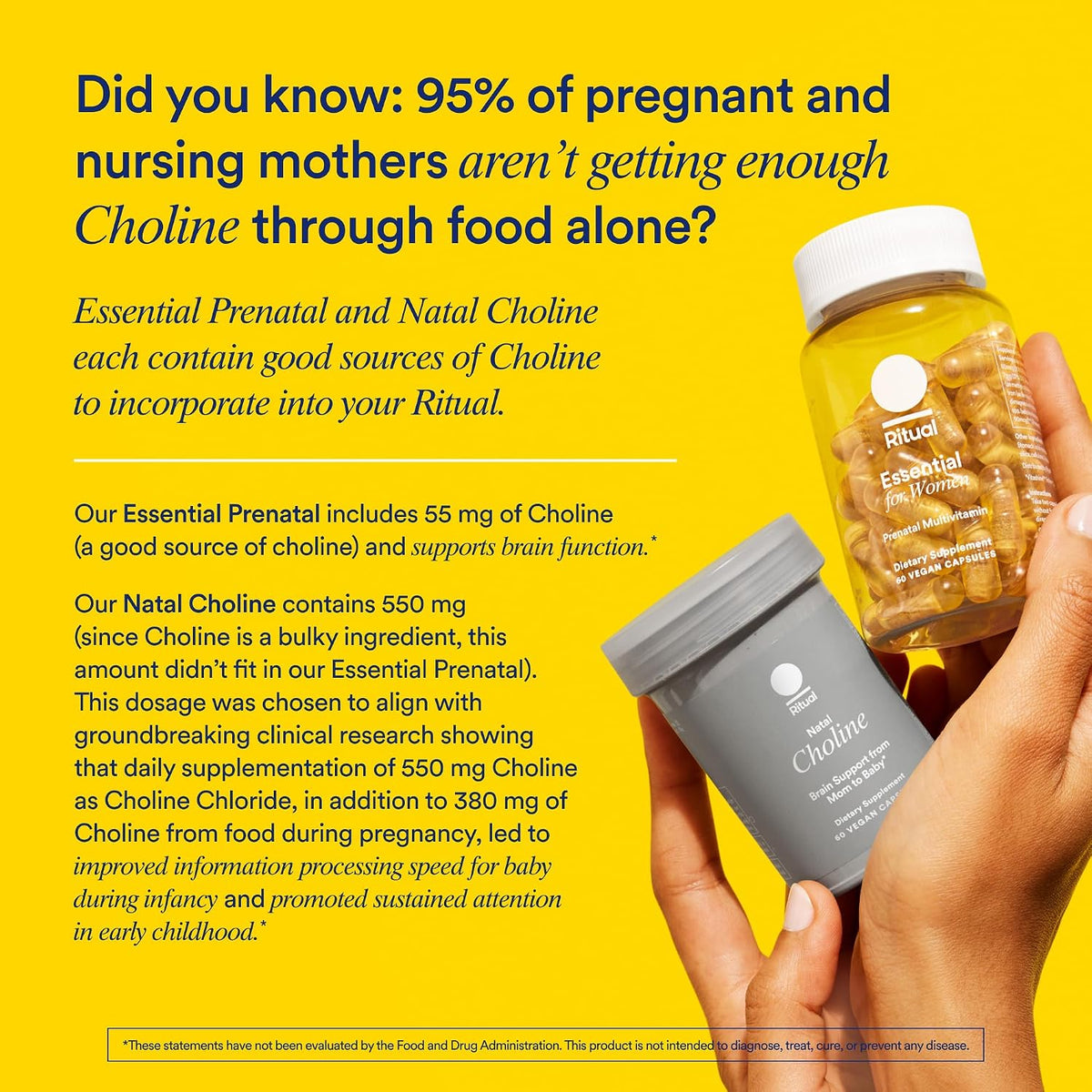 Ritual Women's Prenatal Multivitamin with Omega-3 DHA, 30 Servings - view 6