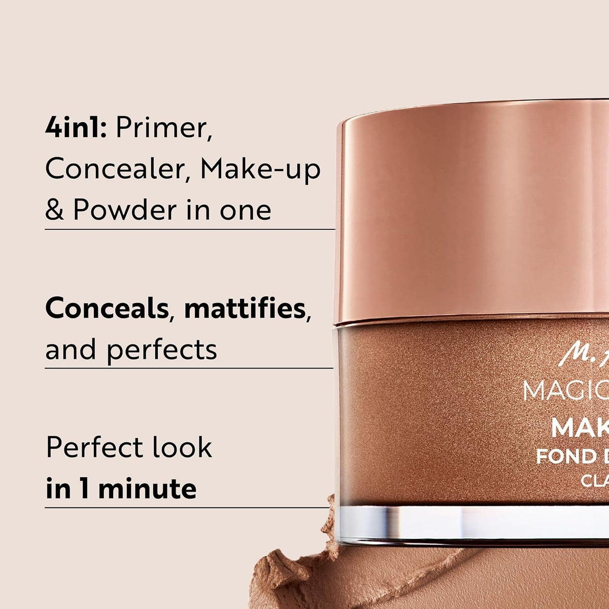 M. Asam Magic Finish Make-Up Mousse Classic 1.01 fl oz (30 ml) - view 2