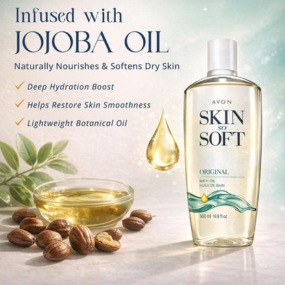 Avon Skin So Soft Original Bath Oil, 16.9 oz - view 3
