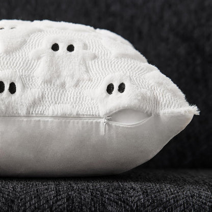 DFXSZ White Ghost Halloween Pillow Covers, 18 x 18 Inch, Set of 2 - view 2