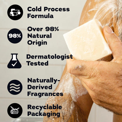 Dr. Squatch Natural Men's Bar Soap, 5 oz, Pack of 5 - view 4