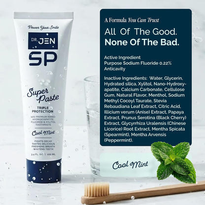 Dr. Jen Super Paste Toothpaste with 10% Nano Hydroxyapatite - view 6