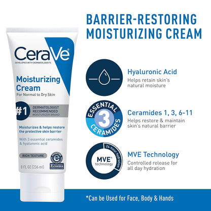 CeraVe Skin Care Set with Moisturising Cream and Hydrating Facial Cleanser - view 4