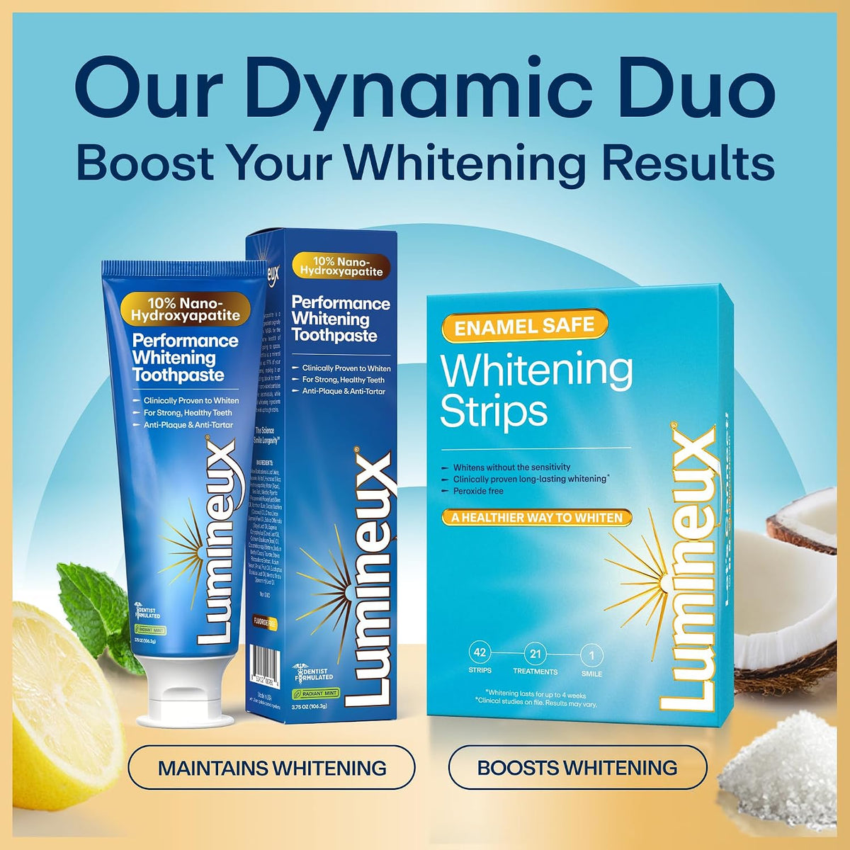 Lumineux 10% Nano Hydroxyapatite Whitening Toothpaste, 3.75 oz - view 5