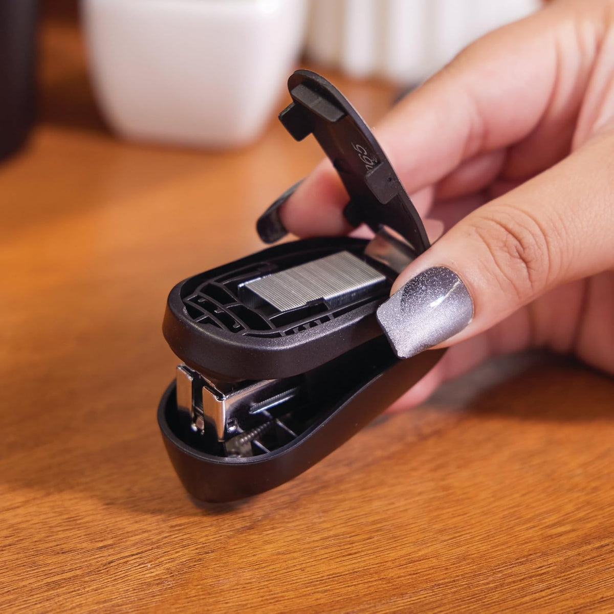 Swingline Tot Mini Stapler, 12 Sheet, Black, with 1,000 Staples - view 5
