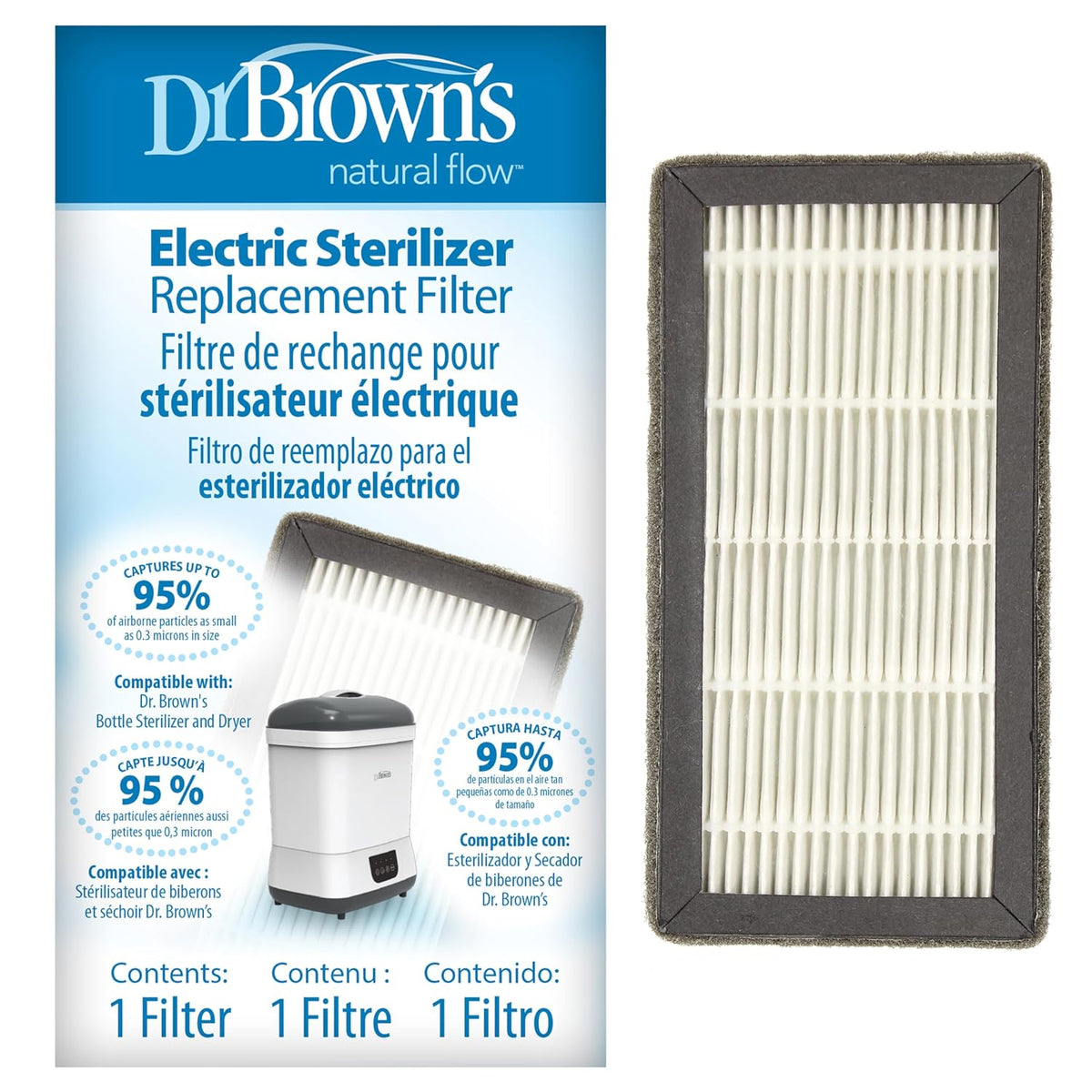 Dr. Brown's Replacement HEPA Filter for All-in-One Sterilizer and Dryer — product view