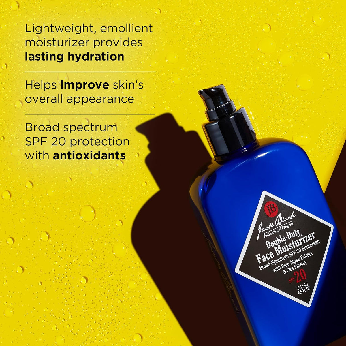 Jack Black Double-Duty Face Moisturiser with SPF 20, 3.3 Fl Oz - view 3