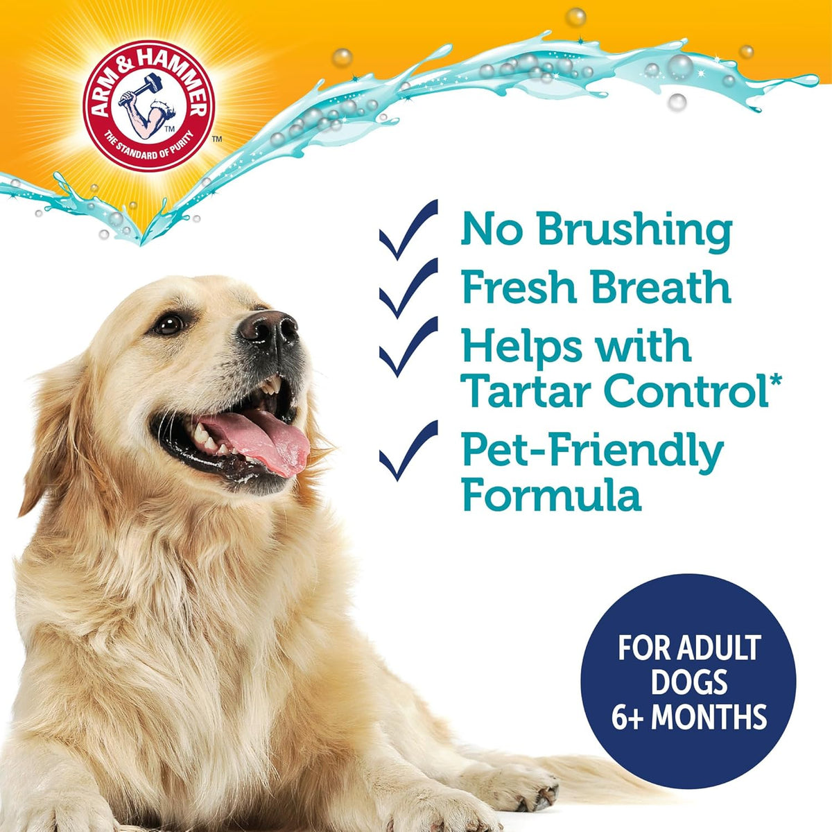 Arm & Hammer Complete Care Dog Dental Water Additive, 16 fl oz (480 ml) - view 5