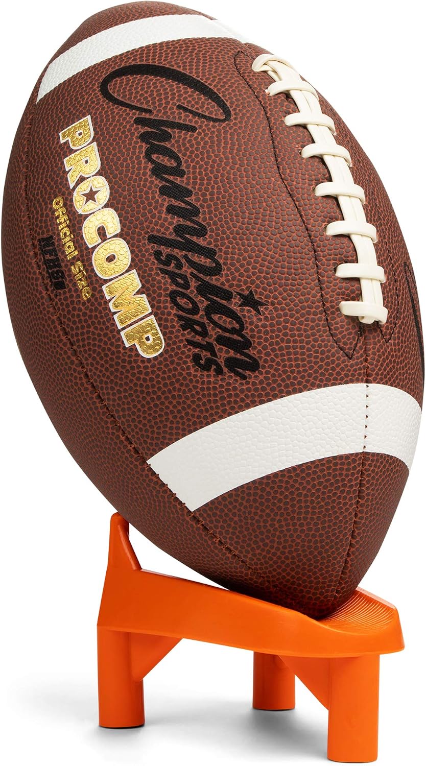 Champion Sports Heavy Duty Football Kicking Tee, 2 Inch, Orange — alternate product view