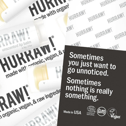 Hurraw! Unscented Lip Balm 4.8g - view 3