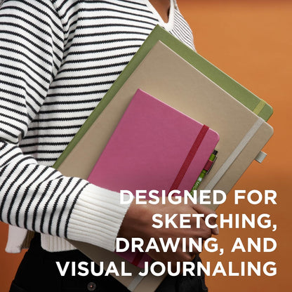 Sakura A5 Hardcover Sketchbook, 160 Pages, Black, Cream Paper - view 5