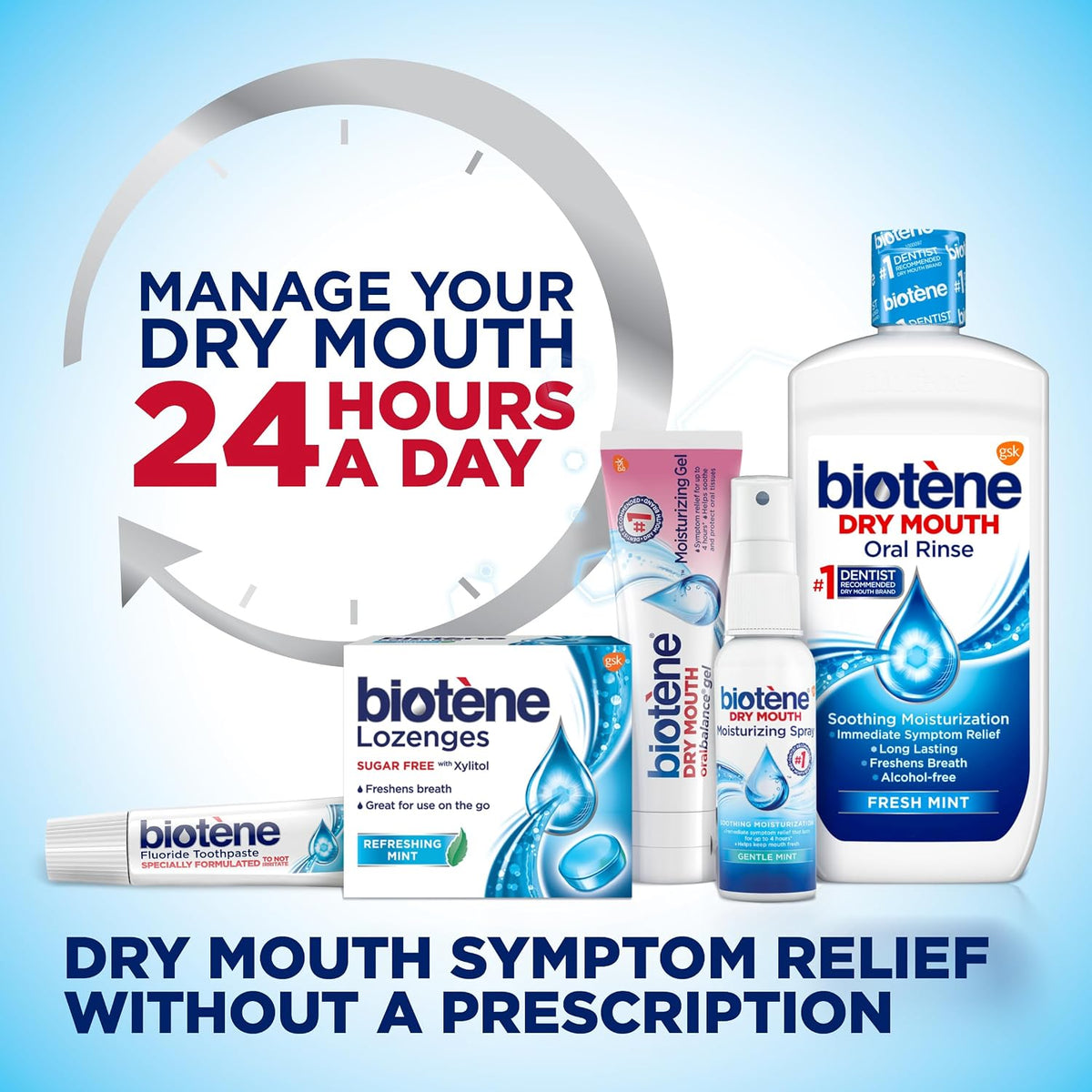 Biotene Fresh Mint Fluoride Toothpaste 4.3 oz - view 6