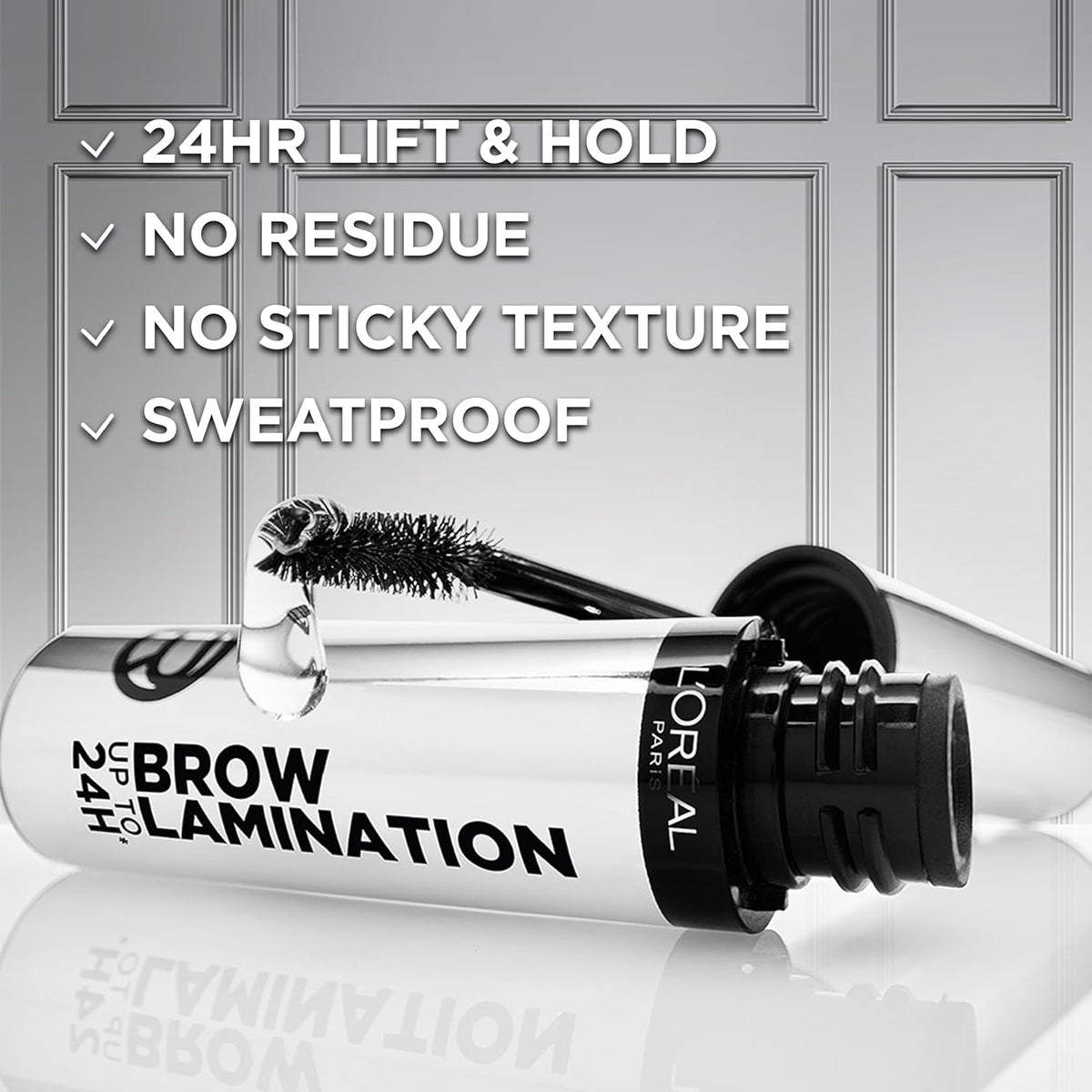 L'Oreal Paris Infallible Brow Lamination Gel, Clear, 0.16 fl oz — alternate product view