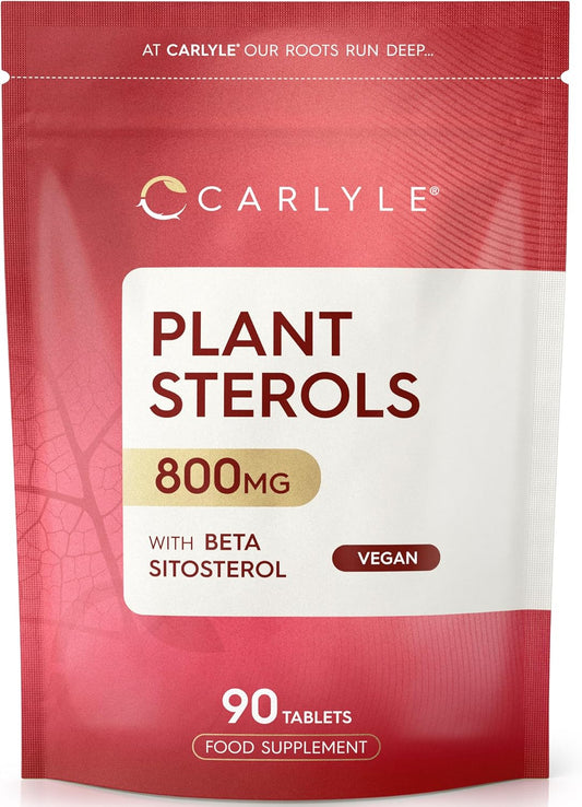 Carlyle Plant Sterols 800mg Tablets with Beta-Sitosterol - 90 Count
