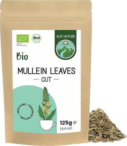 Alpi Nature Organic Mullein Tea 125 g Dried Leaves